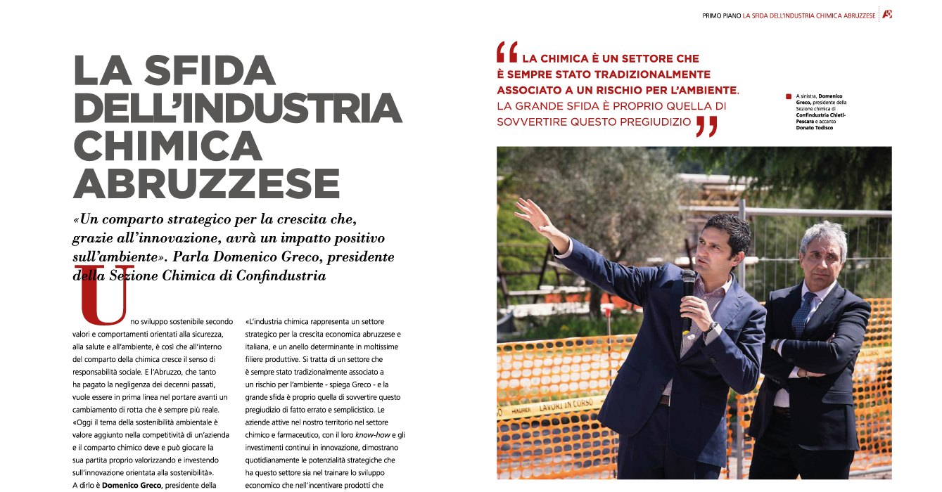 La sfida dell’industria chimica abruzzese